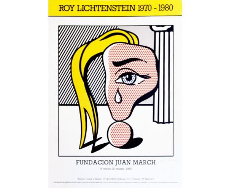 Artist: Roy Lichtenstein (American, 1923-1997). Title: "Girl with Tear III". Medium: Color offset lithograph. Date: Composed 
