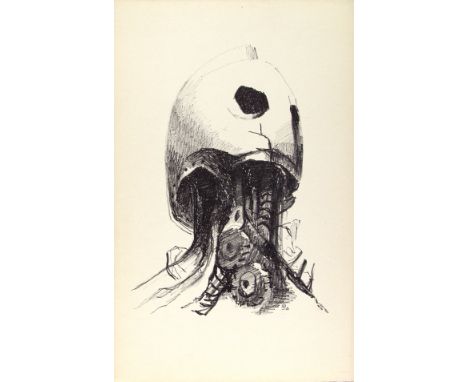 Artist: Guillermo Meza (Mexican, 1917 - 1997). Title: "Galea". Medium: Lithograph. Date: Composed 1961. Dimensions: Overall s