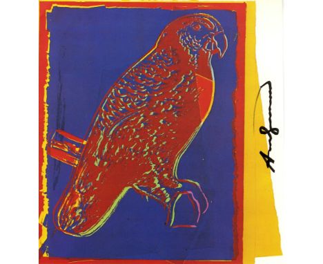 Artist: Andy Warhol (American, 1928 - 1987). Title: "Puerto Rican Parrot". Medium: Color offset lithograph. Date: Composed 19