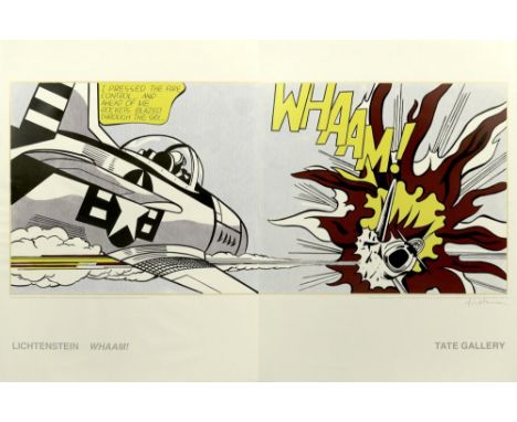 Artist: Roy Lichtenstein (American, 1923-1997). Title: "Whaam! [1996 - diptych - 2 original prints - lifetime printing]". Med