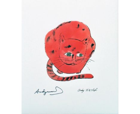 Artist: Andy Warhol [d'apres] (American, 1928 - 1987). Title: "Sam (Red Sam Sitting)". Medium: Color lithograph. Date: Printe