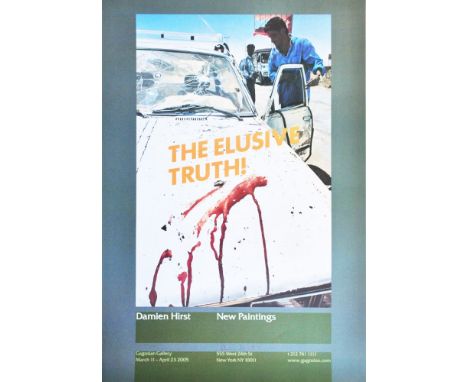 Artist: Damien Hirst (English, b.1965). Title: "The Elusive Truth - Suicide Bomber (Aftermath)". Medium: Color offset lithogr