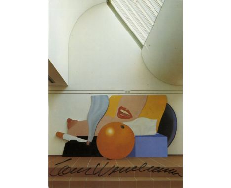 Artist: Tom Wesselmann (American, 1931 - 2004). Title: "Great American Nude #98 [postcard]". Medium: Original color offset li