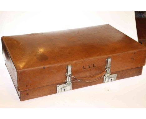 Vintage leather suitcase by Revelation