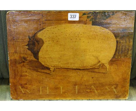Early 19th Century oil on panel 'William', unframed