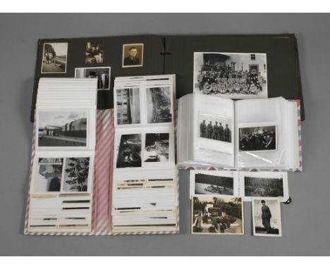 Fotonachlass 2. Weltkriegca. 350 Fotos, darunter Ausbildung, Polizei, Feuerwehr, Parade, Portrait- und Gruppenfotos etc., auc