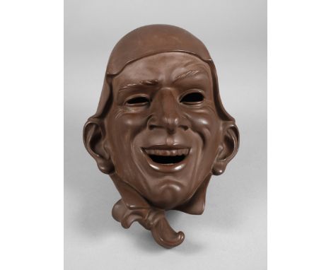 Meissen "Maske Till Eulenspiegel" Entwurf Alexander Struck 1948, geprägte Schwertermarke nach 1948, zweimal gestrichen, geprä