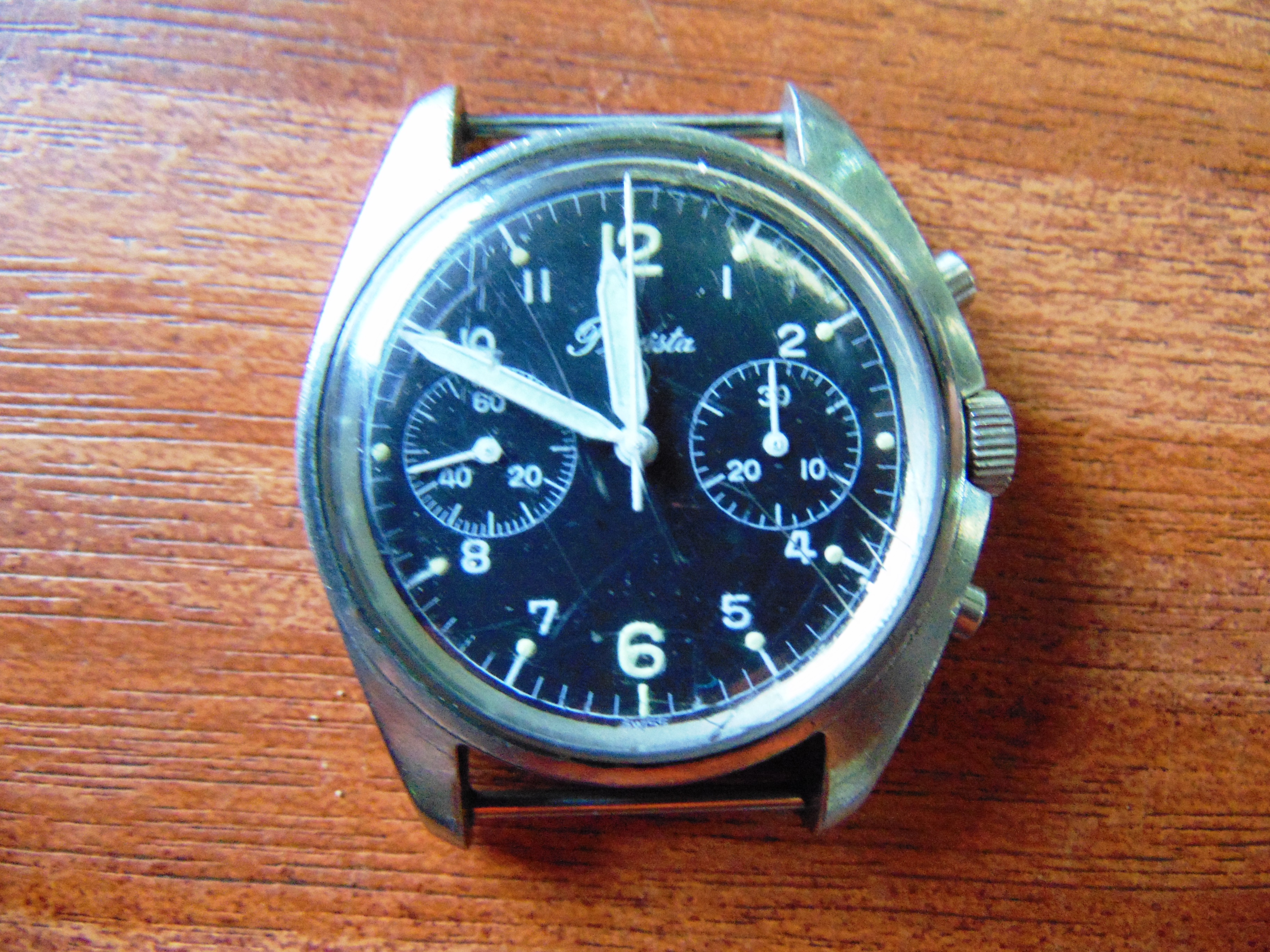 You are bidding for 1 Very Rare 1981 6BB Precista Pilots Chronograph ...