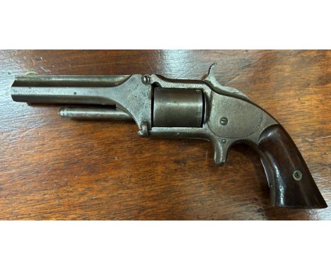 A Smith and Wesson, Model 1 pistol, 22 cm wide 