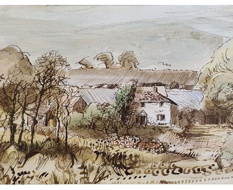 Henry Trivick (British 1908-1982), landscape, watercolour, signed 20 x 26 cmOverall condition good, very light overall staini