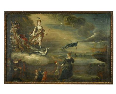 Flemish School, 17th-18th century An Allegory of Wisdominscribed to the flag 'Sapientia dominabitur astris'oil on canvas58 x 