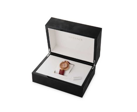 Versace - An 'Eon Precious red' limited edition wristwatch, circa 2011, serial number K10090359 80Q, one of a limited edition