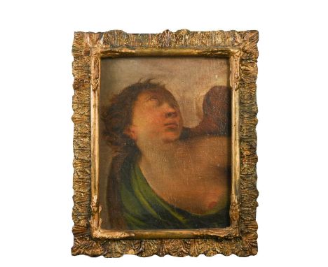 Continental School, 17th-18th century Study of a winged figure, probably a fragment from a larger compositionoil on canvas37 