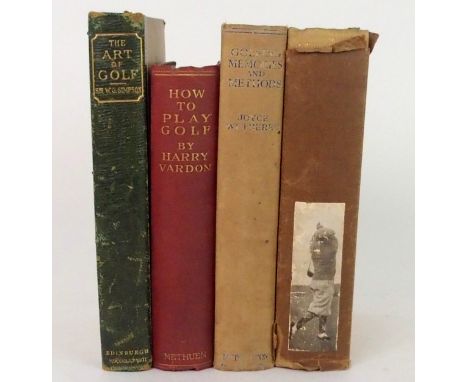 THE ART OF GOLF BY SIR W.G. SIMPSON, BART with handwritten inscription, with pictorial covers, published by David Douglas, Ed