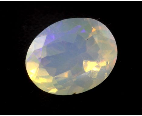 An unmounted oval cut 1.61ct opal.