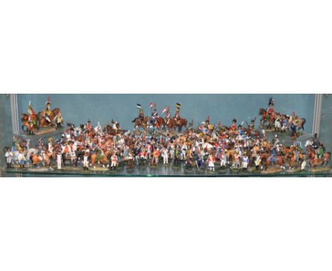 Large quantity of Delprado model soldier figures, loose and overall G-VG (approx 110)
