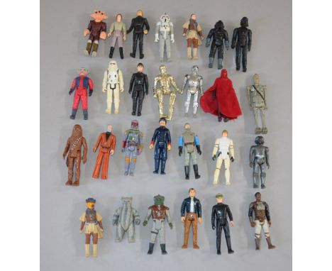 25+ Vintage loose Star Wars figures including last 17 examples.