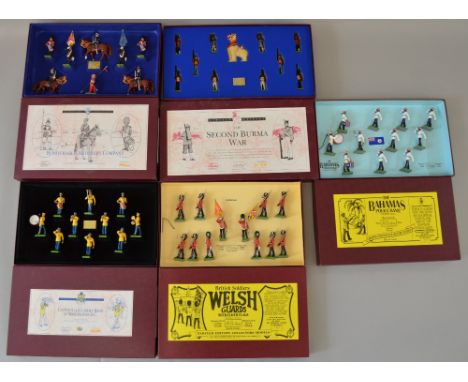 Britains. Limited edition figure sets. 5291 Honourable Artillery Company, 5391 United States Army Band, 5296 The Second Burma