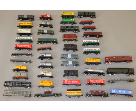 H0 Scale. 45 x unboxed rolling stock. Mainly by Jouef, some Fleischmann. Overall G