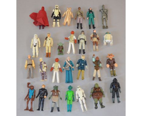 25+ loose vintage Star Wars figures including last 17 examples.