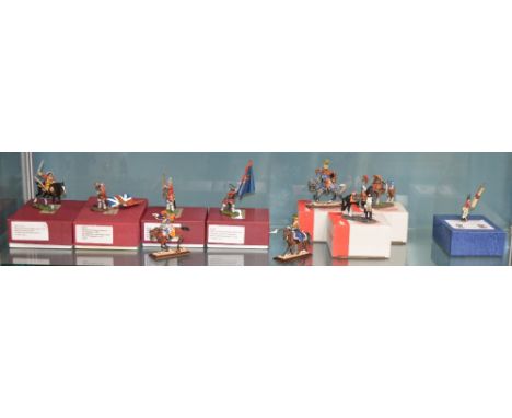 Eight assorted soldier figures including: Army House etc. All boxed and together with two unboxed figures. G-VG (10)