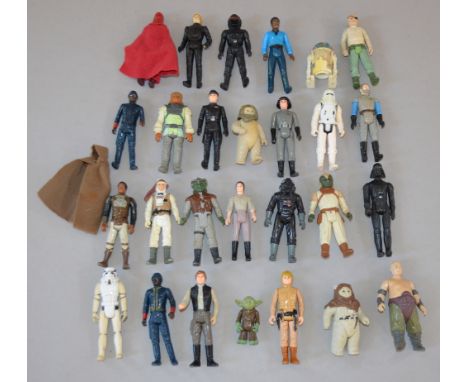 25+ loose vintage Star Wars figures including Last 17 examples