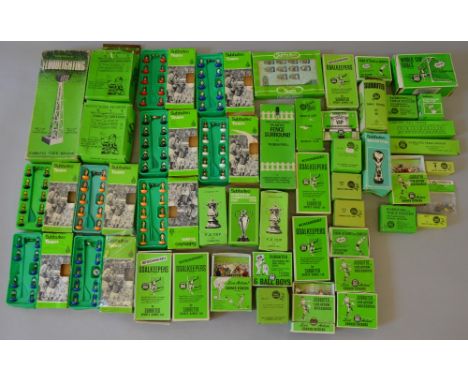 10 Vintage Subbuteo teams together with a good quantity of accessories including Floodlighting sets.