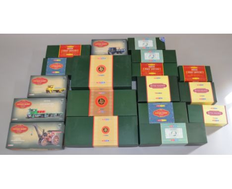 Good quantity of assorted Corgi models including Vintage Glory of Steam and British Road Services examples. All boxed VG (18)