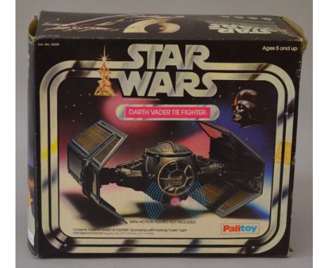 Vintage Palitoy Star Wars Darth Vader's Tie Fighter in first box.