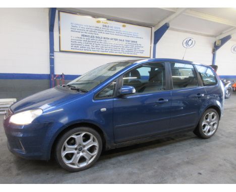 Make &amp; Model: Ford C-Max Titainium TD 136Date of Reg: FG08 VUKColour: Bluecc: 1997MoT: 11-05-2021Fuel Type: DIESELMileage