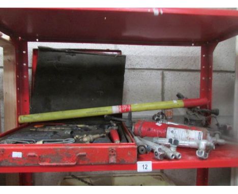 Various gas torch/welding hand sets and silicon bronze rods.