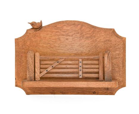 Wren Cabinet Makers: Bob Hunter (Thirlby): An English Oak Hanging Gate Letter Rack, made as a local Thirlby design five-bar g