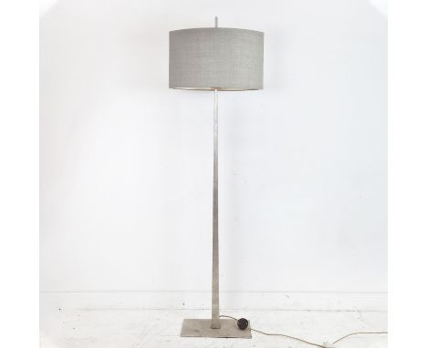 PORTA ROMANA TAPERING HARRAL FLOOR LAMP, with shade, 188cm H.