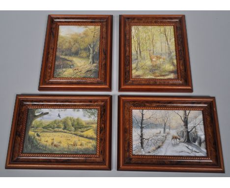 A set of four sporting prints after P.F. Janes, No 028/500 24cm x 17cm
