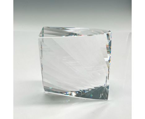 Part of the Daniel Swarovski Home Accessories group. Designed from one solid piece of clear crystal as part of the Desk Acces