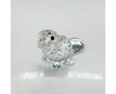 Part of the Endangered species group. Sweet figural has crystal faceted body, tail and feet with satin crystal front teeth an