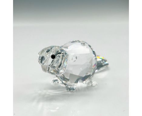 Part of the Endangered Species group, this clear crystal figural is faceted from head to tail and has jet crystal inset eyes.