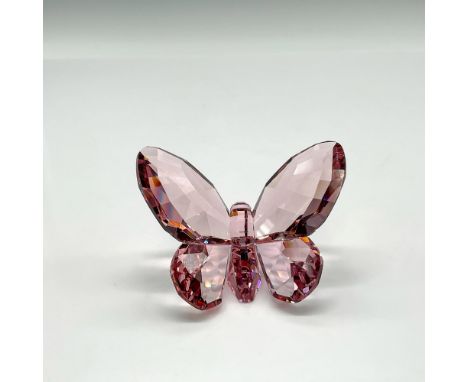 Figural is made of light amethyst crystal. Swarovski backstamp. 9100 00 026. This item has its original box: 4.25"L x 4.25"W 