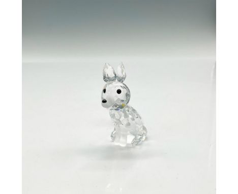 Part of the Woodland Friends collection. Figure has clear crystal body with jet black eyes and nose (var.2) with satin crysta