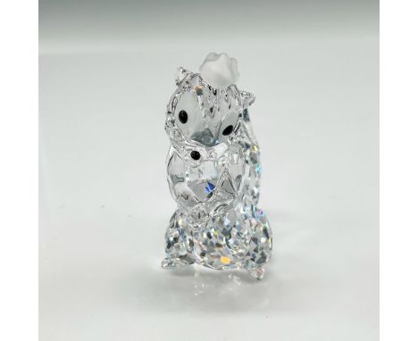 Adorable figure from Disney's Bambi movie has clear faceted crystal body and tail with satin crystal top mane, jet crystal ey