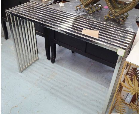 CONSOLE TABLE, Bauhaus style, 120cm x 35cm x 86cm.