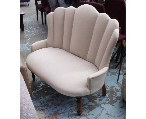 SOFA, 1960's Italian style fan back design, 115cm W.