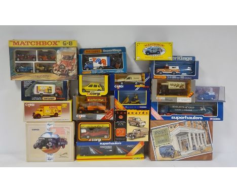 Quantity of model vehicles to include Corgi 1952 Rolls Royce Silver Dawn, boxed, Corgi Super Haulers, boxed, Matchbox K88 mon