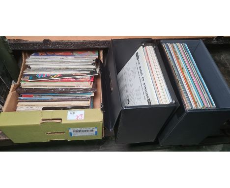 Collection of long playing records, vinyls, mainly easy listening&nbsp; eg Glen Miller, show tunes, soundtracks etc. 1 box an