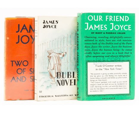 Joyce (James) Dublin-Noveller [Dubliners], first Swedish edition, original pictorial wrappers, light creasing to spine, short