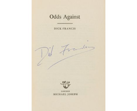 NO RESERVE Francis (Dick) Odds Against, first edition, signed by author, original cloth, fractional bumping to spine extremit