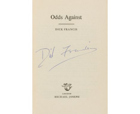 NO RESERVE Francis (Dick) Odds Against, first edition, signed by author, original cloth, fractional bumping to spine extremit