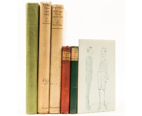 Beerbohm (Max) Things New and Old, from a limited edition, signed by the author, with an additional colour plate signed by th