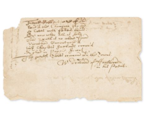 Drummond (William, of Hawthornden, poet and pamphleteer, 1585-1649) [XXII A Translation printed in Madrigals and Epigramms], 
