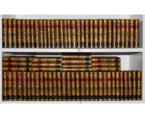 Johnson (Samuel) The Works of the English Poets, 75 vol., engraved portraits, occasional faint offsetting, vol. 5, 24 and 71 